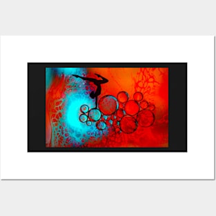"Balancing Beauty" - Fluid Art Photography Posters and Art